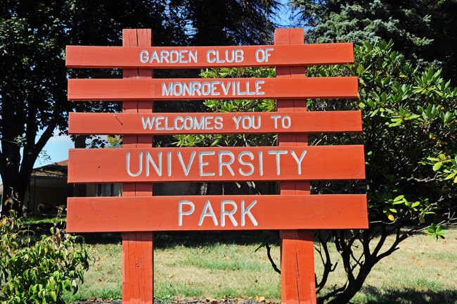 GCM Welcome Sign at University Park