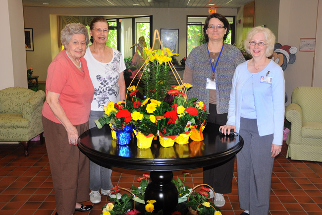 Dottie York, Chairperson; Shirley Brody, President, Garden Club of Monroeville;