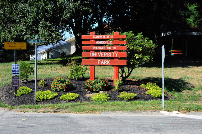 GCM Welcome Sign at University Park