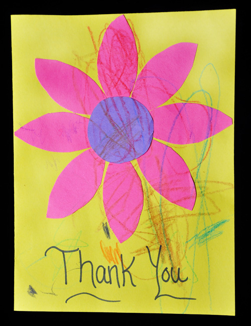 Thanks from KinderCare children!